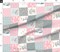 Various Fabrics by the Yard or Fat Quarter Elephant Wholecloth Cheater Quilt Patchwork Rotated Pink Blue Gray Custom Printed Fabric by Spoonflower